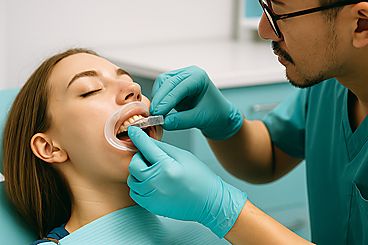 TMJ treatment clinical procedure-conservative therapy for jaw pain, clicking, and headaches in Fort Lauderdale